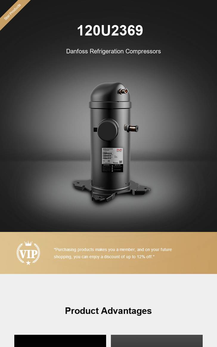 Danfoss Compressor 120U2369, technical parameters pdf, structure diagram